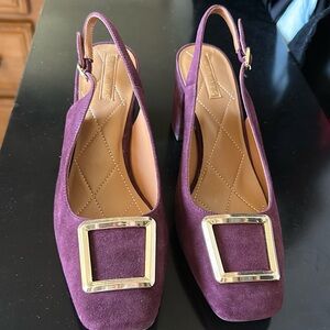 Talbots block heel slingback